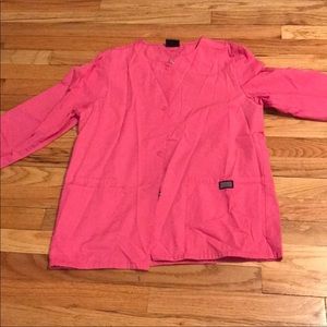 Pink lab coat